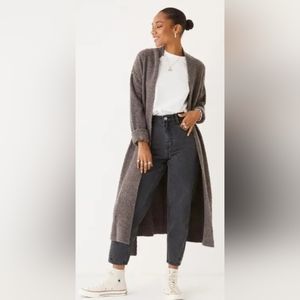 Frank and Oak long tie waist cardigan
